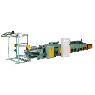Machine de revêtement en PVC/Silicon dot avec double style de transition et ceinture à maille d'aiguille
