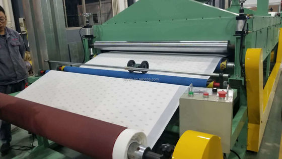 Après-service Assistance en ligne Machine de laminage de papier de sable abrasif et de tissu de laine