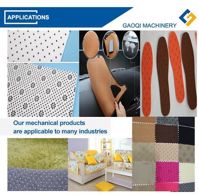12M four automatique moquette arrière non glissante dot / modèle de la machine de chute en plastique pour la fabrication de tapis