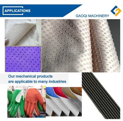Méthode de distribution Machines de revêtement automatique en plastique à points ronds pour tapis 23600 * 2500 * 2100 mm