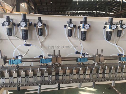 Ligne de production avancée de liaison de matériaux de filtration d'air avec support technique vidéo