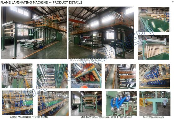 Machine de laminage à flamme personnalisable pour l'entreprise de publicité d'intérieur automobile