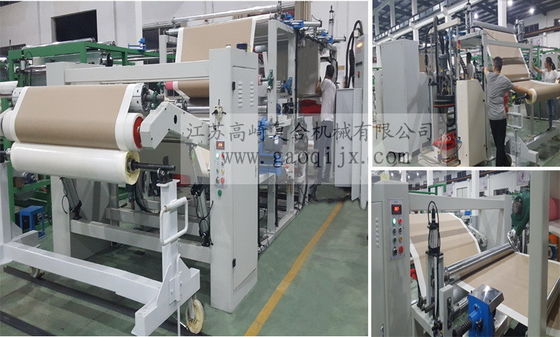 Laminateur de colle à fusion à chaud en TPU/PE/PTFE de 1600 mm pour la stratification sans solvant sans solvant