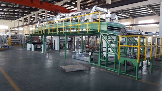 18500mm*3000mm*4550mm Machine de laminage de film BOPP PET pour vêtements avec colle à base d'eau