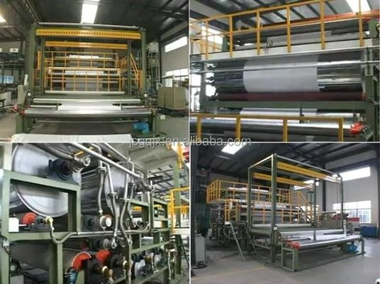 Machine de fabrication de banderoles flexibles à laminage de film en PVC avec tension