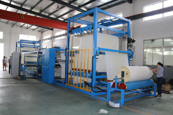 Machine de stratification à trois flammes en une pour les produits non tissés et le cuir artificiel