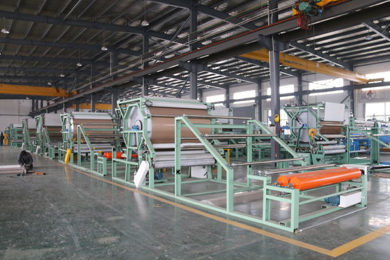 Machine de laminage de cuir / mousse / tissu électrique / chauffage au gaz