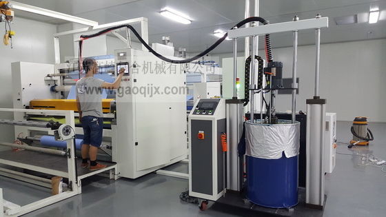 Machine de laminage de tissu PU PUL pour les couches de tissu